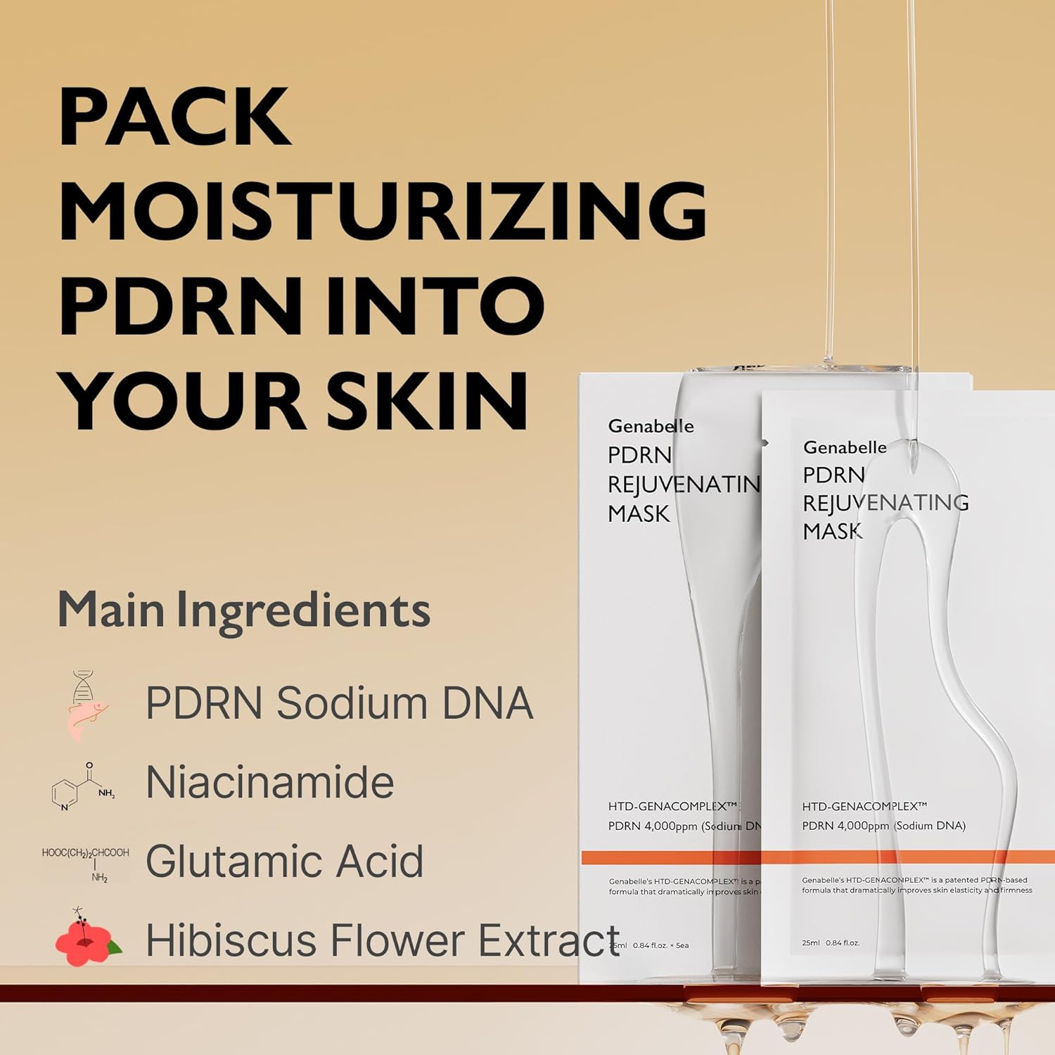 [Genabelle] PDRN Rejuvenating Mask (5ea)