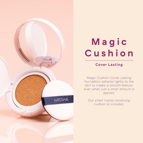[Missha] Magic Cushion Cover Lasting SPF50+/PA+++ (2 Colors)