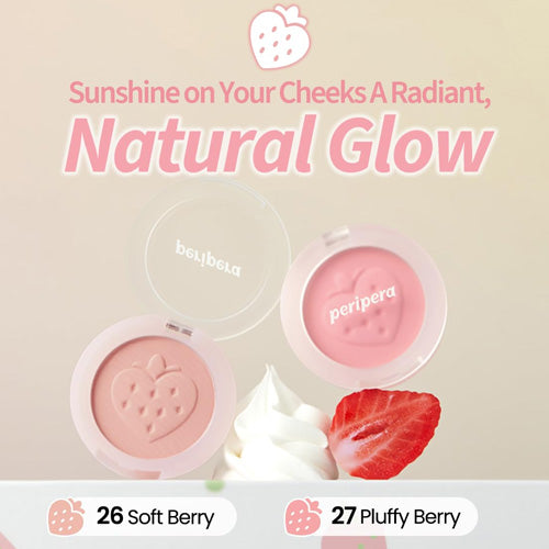[Peripera] Pure Blushed Sunshine Cheek Soft Berry Edition (2 colors)