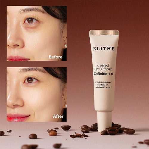 [BLITHE] Pressed Eye Cream Caffeine 0.1 20ml