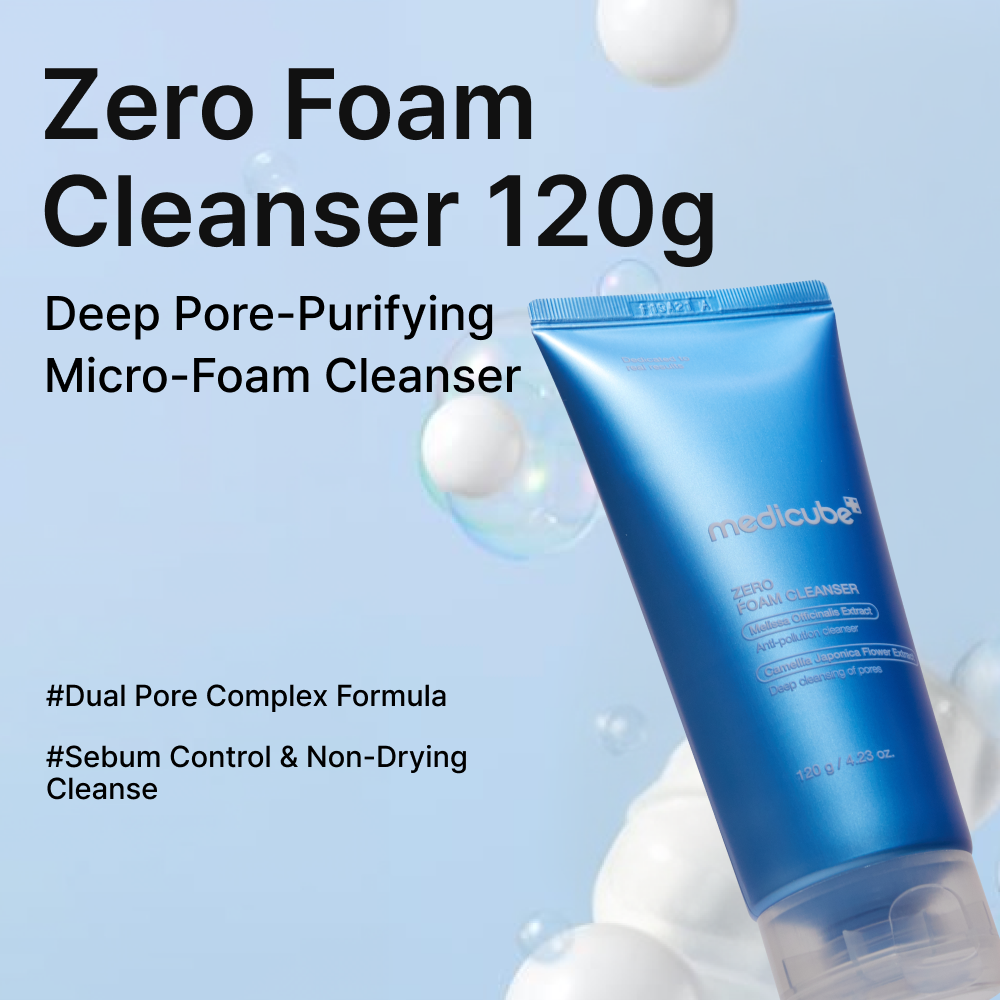 MOIDA SET [MEDICUBE] Pore Deep Cleansing Device Routine for Oily Skin (Cleansing Foam + Device + Cleanser Head) *Special Price*
