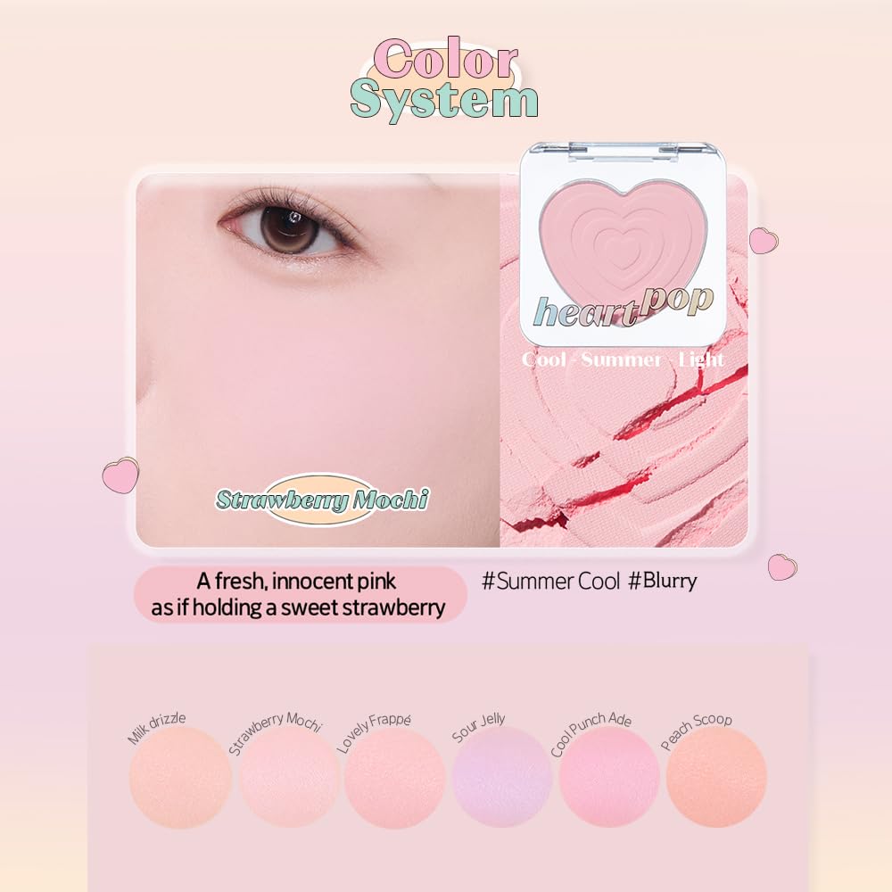 [ETUDE] Heart Pop Blusher (3 colors)