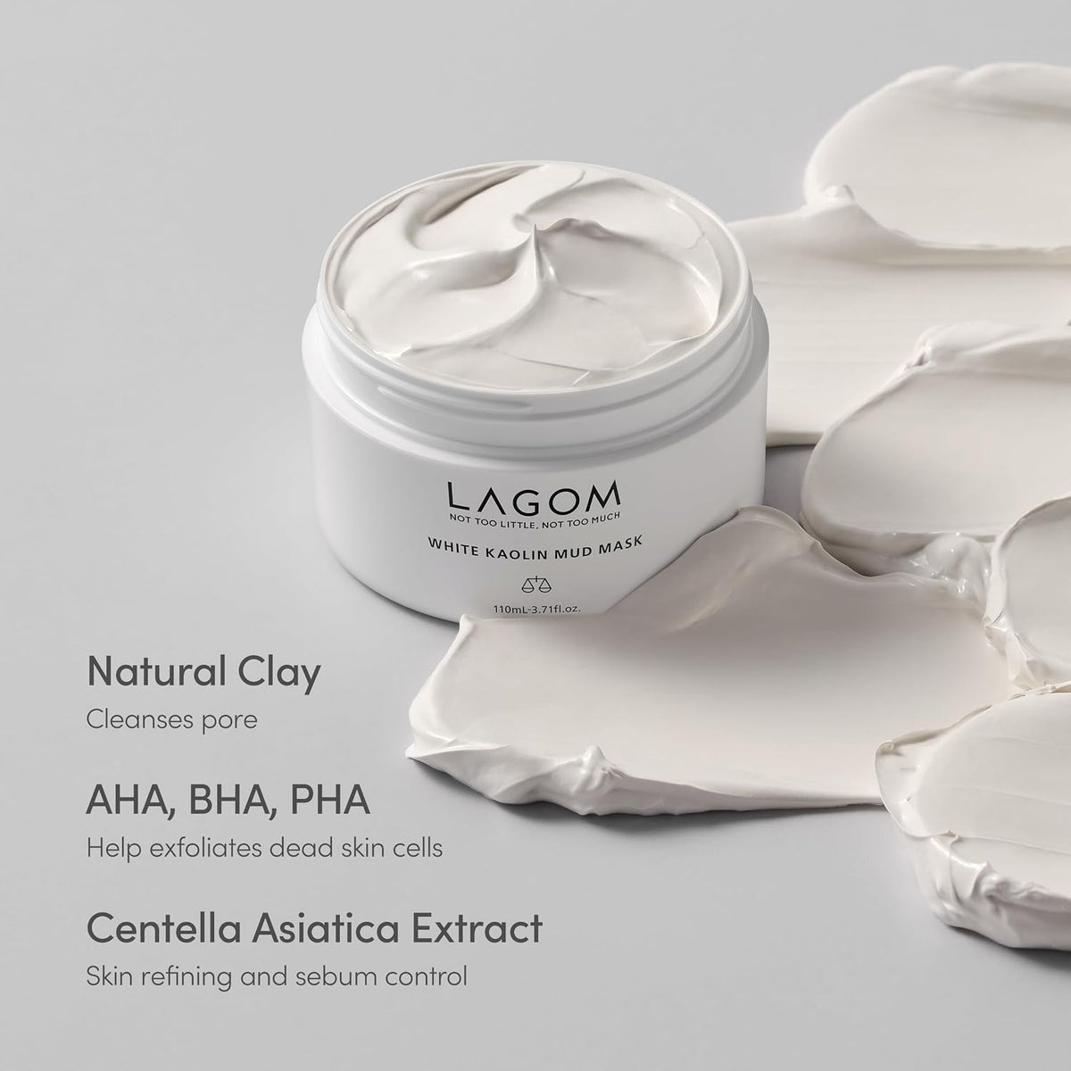 [Lagom] White Kaolin Mud Mask 110ml