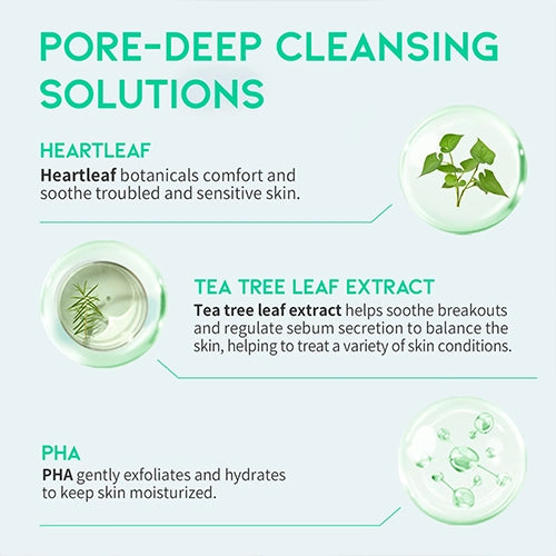 [OOTD] Heart Leaf Pore Zero Cleanser 200ml