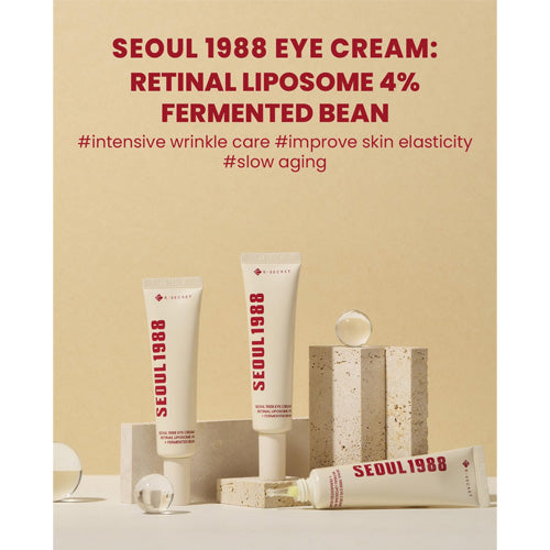 *MOIDA SET* [KSECRET] SEOUL 1988 Anti-Aging Care Duo (Eye Cream & Serum)