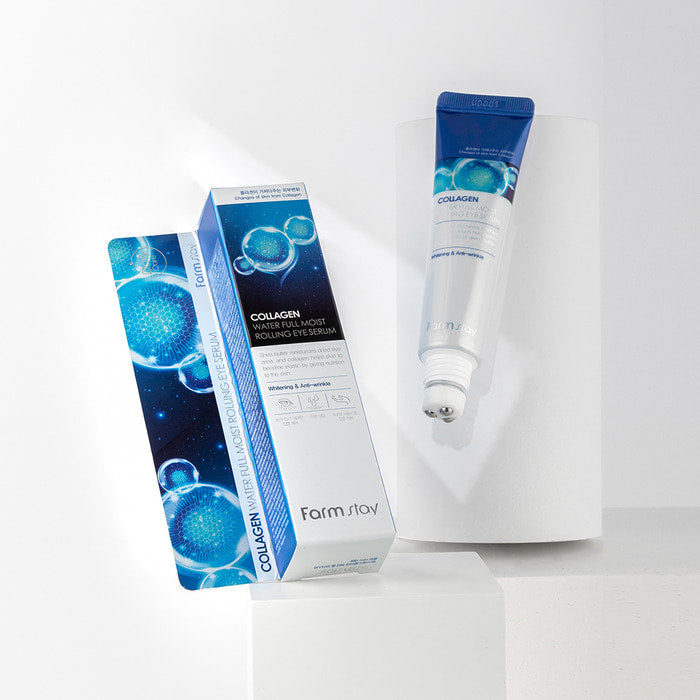[Farmstay] Collagen Water Full Moist Rolling Eye Serum 25ml