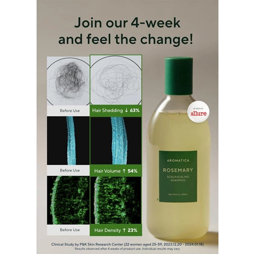 [aromatica] Rosemary Scalp Scaling Shampoo 400ml