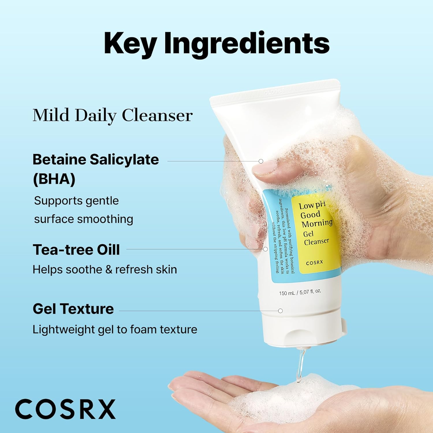 [COSRX] *mini* Low Ph Good Morning Gel Cleanser 50ml
