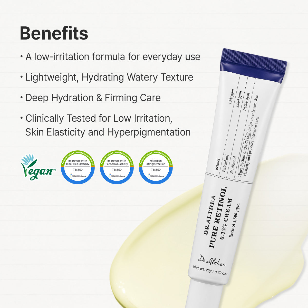 [Dr.Althea] Pure Retinol 0.15% Cream 20g