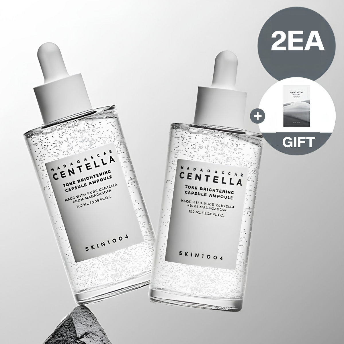 2EA [SKIN1004] Madagascar Centella Tone Brightening Capsule Ampoule 100ml (2ea) + Free Gift *Special Price*