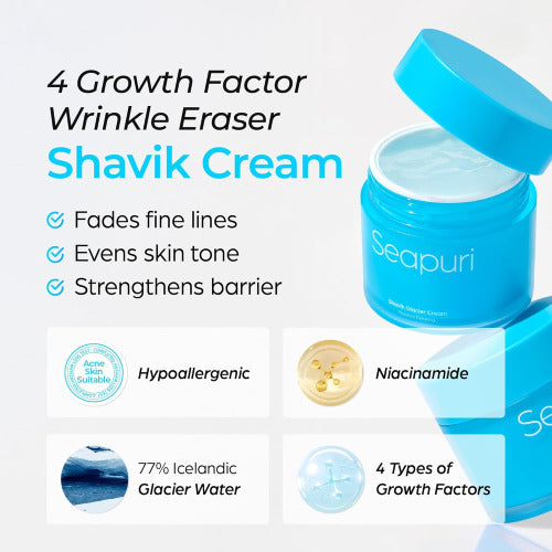 [Seapuri] Shavik Glacier Cream 70ml