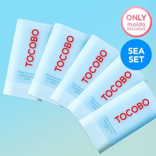 *5EA* [TOCOBO] *renew* Cotton Airy Sun Stick SPF50 19ml (5ea)