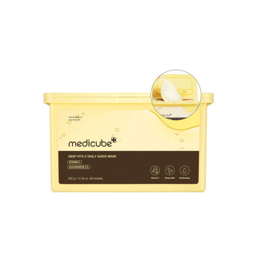 Medicube] Deep Vita C Daily Quick Mask (30ea) – MOIDA