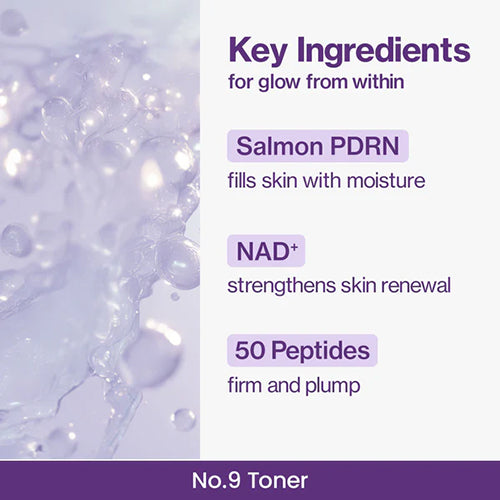 [Numbuzin] No.9 NAD PDRN Glow Boosting Toner 150ml *Special Price*