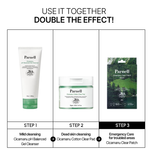 [PARNELL] Cicamanu Clear Patch (48ea)
