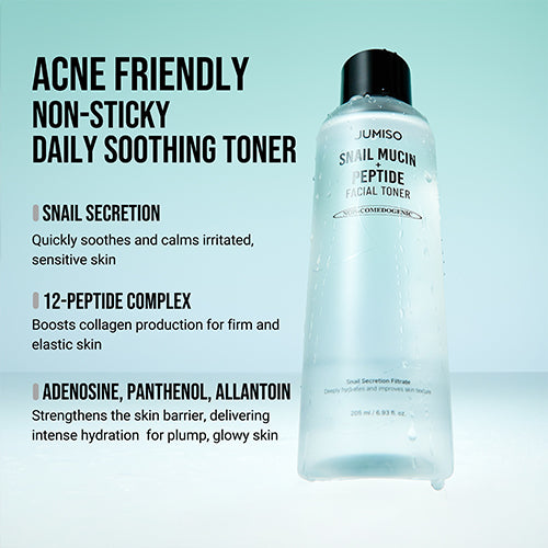 [Jumiso] Snail Mucin + Peptide Facial Toner 205ml