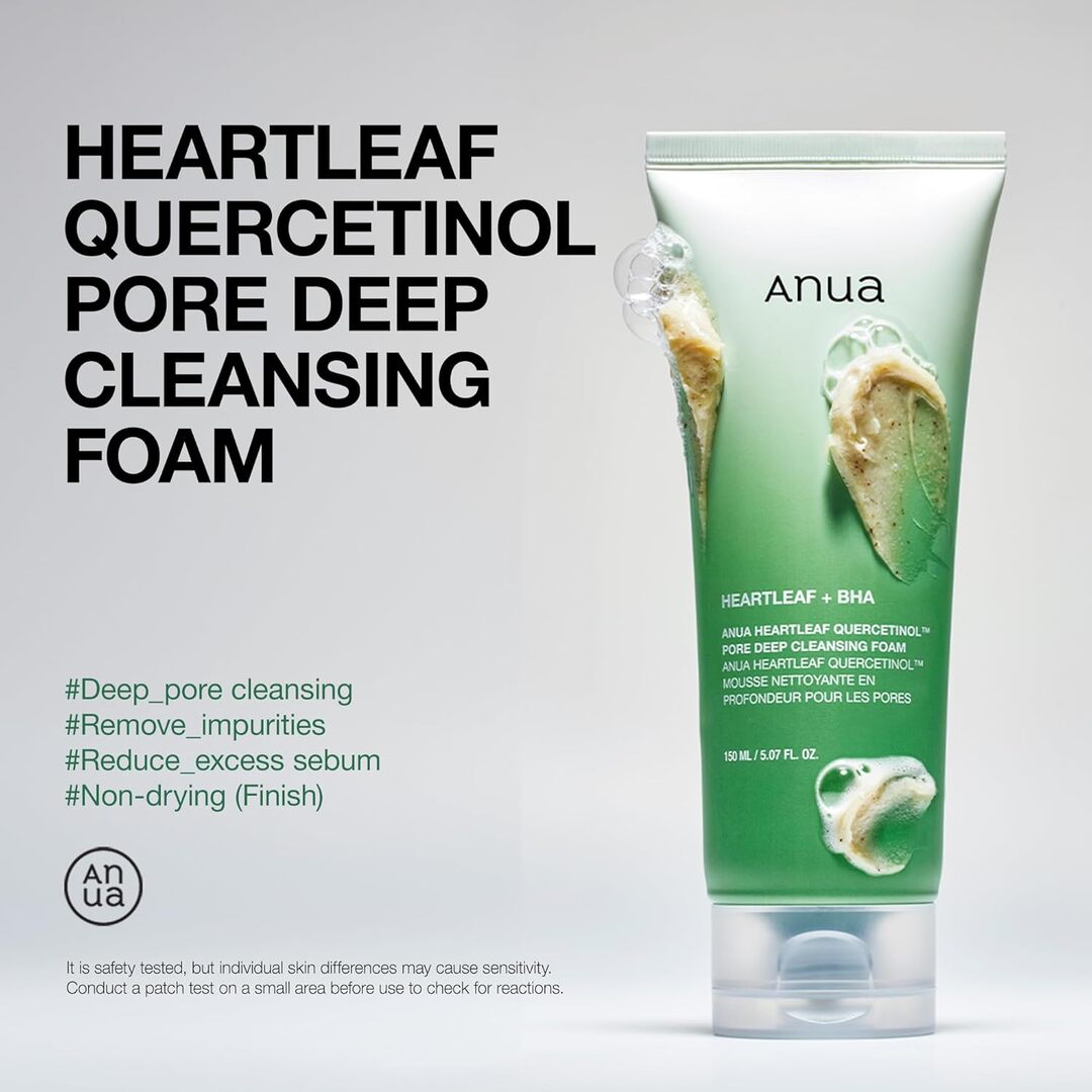 Exclusive Set [Anua] Heartleaf Pore Cleansing Foam Double Set (Free Gift : Mini Cleansing Foam) *Special Price*