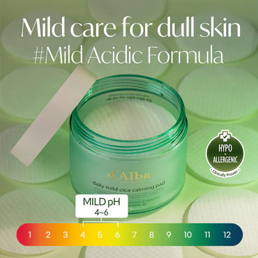 [d'Alba] White Truffle Daily Mild Cica Calming Pad (50ea)