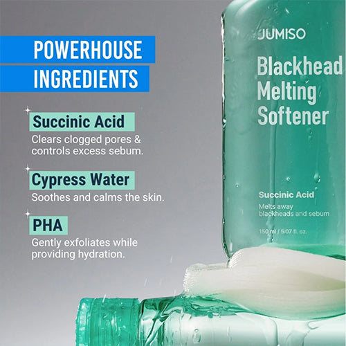 [Jumiso] Blackhead Melting Softner 150ml + Cotton Pad(40pads) + Cotton Swab (10ea)