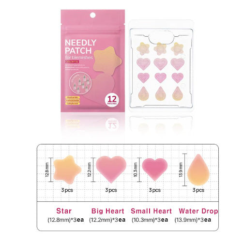 [NEEDLY] Patch For Blemishes Colorful (12ea)