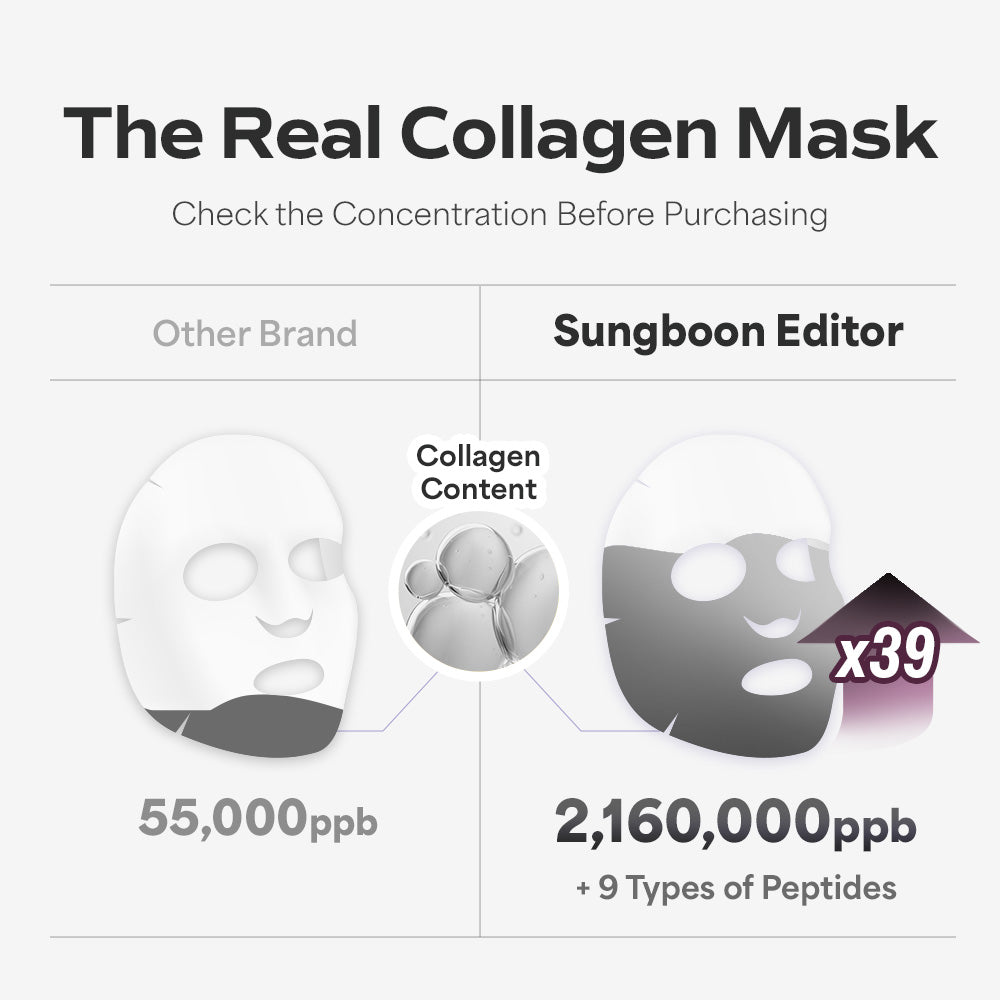 [SUNGBOON EDITOR] Deep Collagen Power Boosting Mask (4ea)