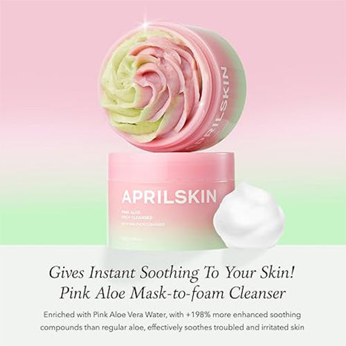 [APRILSKIN] Pink Aloe Pack Cleanser 120ml