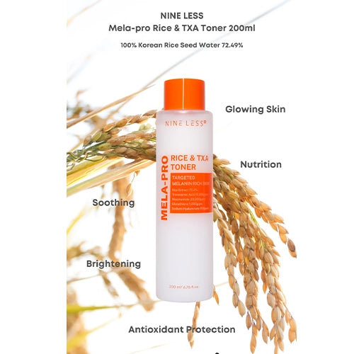 [NINELESS] MELA-PRO Rice & TXA Toner 200ml