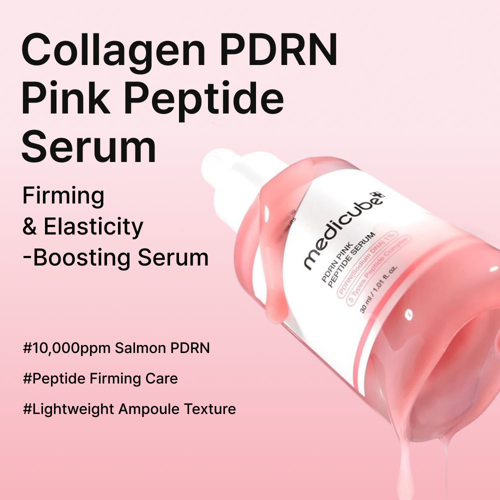 MOIDA SET [MEDICUBE] PDRN Pink Anti-Aging Routine for Sagging Skin (Whip Cleanser + Serum + Cream) *Special Price*