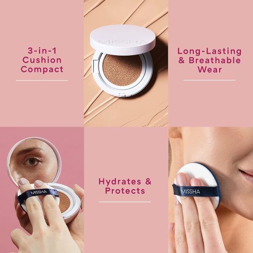 [Missha] Magic Cushion Cover Lasting SPF50+/PA+++ (2 Colors)