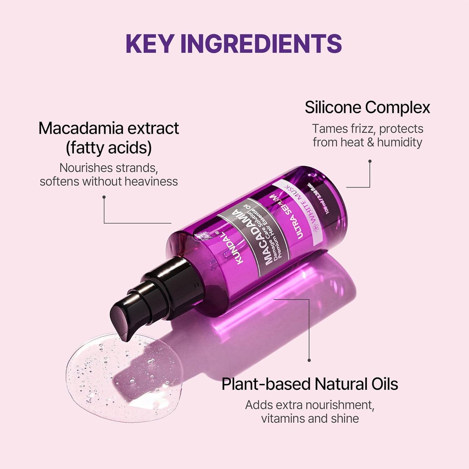 [KUNDAL] Macadamia Hair Serum 100ml (2 types)