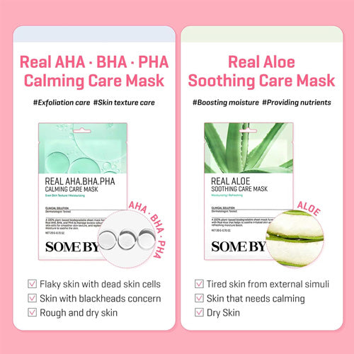 [SOMEBYMI] Real Care Sheet Mask (10 types)