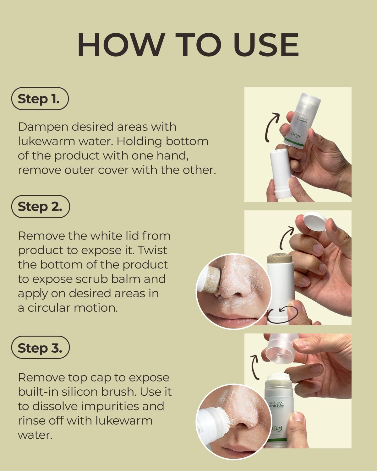 [OBgE] Blackhead Scrub Balm 20g