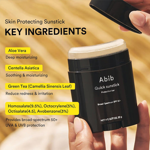 [Abib] Quick Sunstick Protection Bar SPF50+ PA++++ 22g