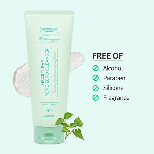 [OOTD] Heart Leaf Pore Zero Cleanser 200ml