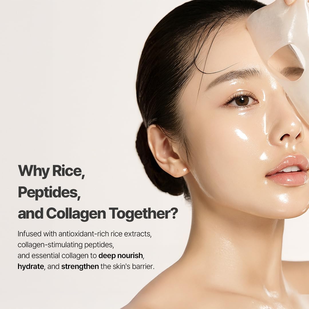 [NACIFIC] Rice Pepta Collagen Gel Mask (4ea)