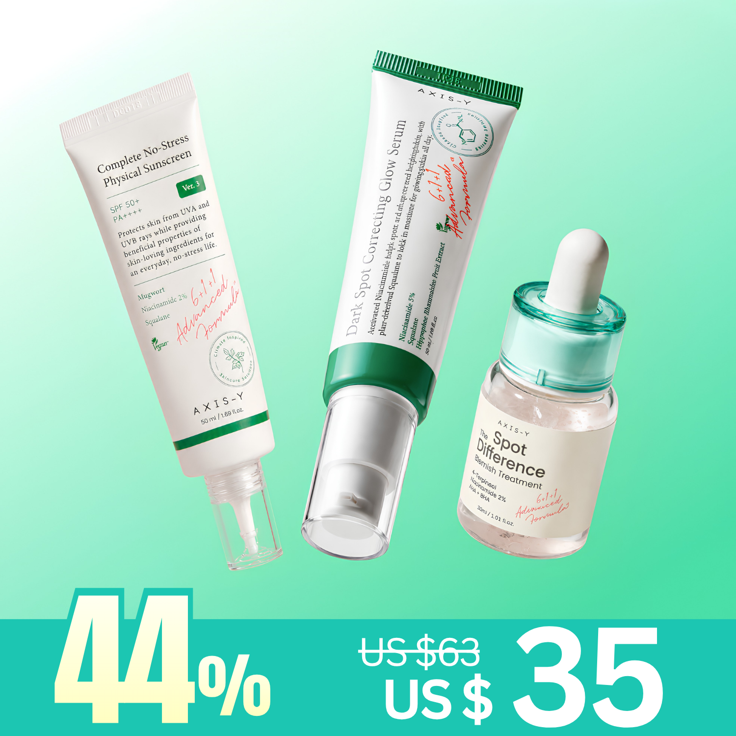 *Special Price* MOIDA SET [Axis-y] Dark Spot & Blemish Trio