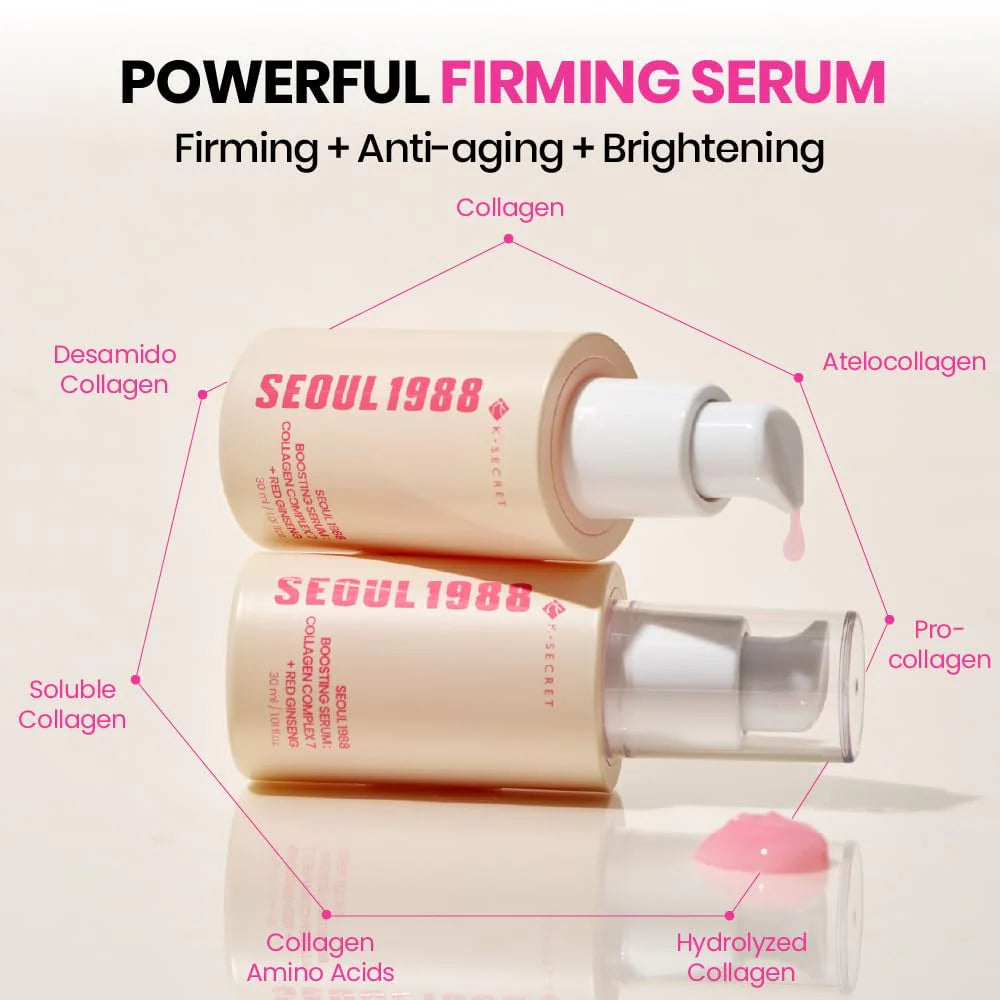 [KSECRET] SEOUL 1988 Boosting Serum: Collagen Complex 7 + Red Ginseng
