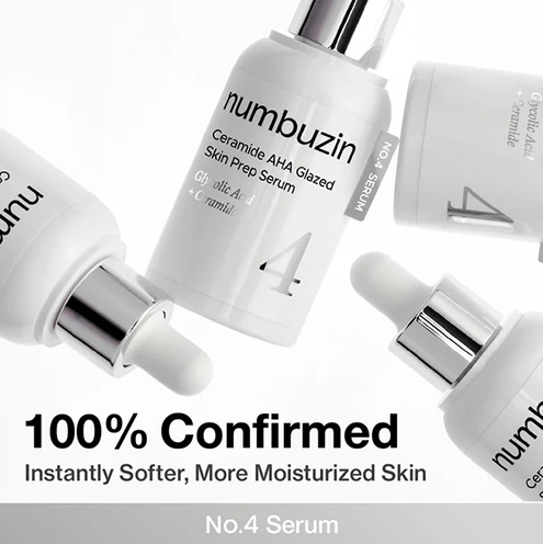 [Numbuzin] No.4 Ceramide AHA Glazed Skin Prep Serum 30ml