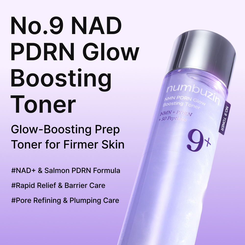 MOIDA SET [Numbuzin] No.9 NAD Anti-Aging Routine for Aging & Tired Skin (Toner + Essence + Eye Cream + Masks) *Special Price*