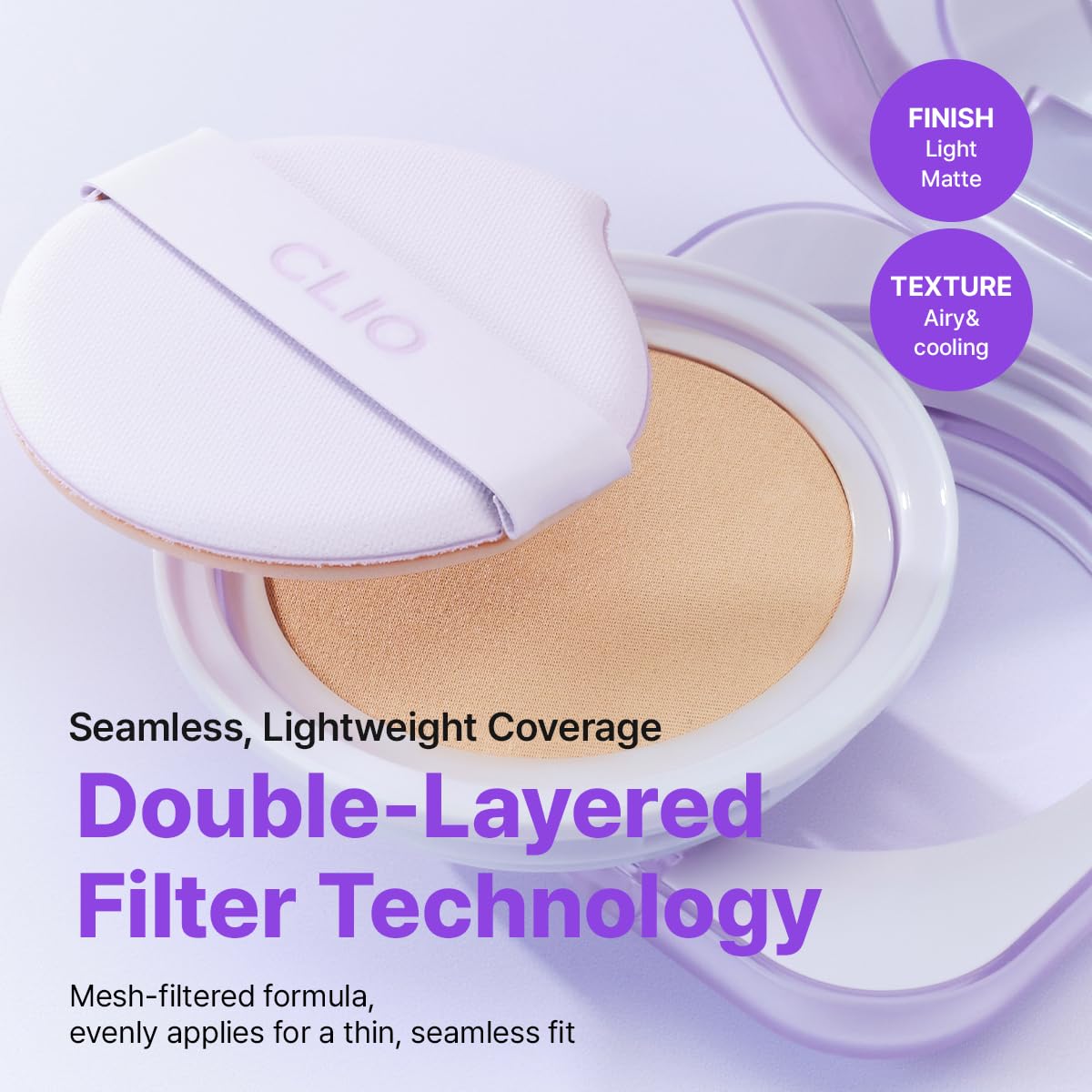 [CLIO] Kill Cover Mesh Blur Cushion (5 colors)