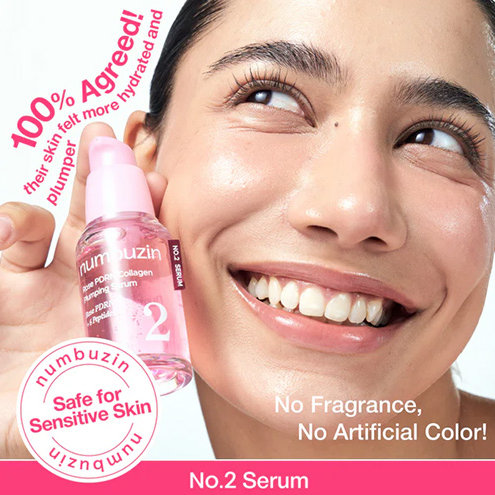 [Numbuzin] No.2 Rose PDRN Collagen Plumping Serum 30ml