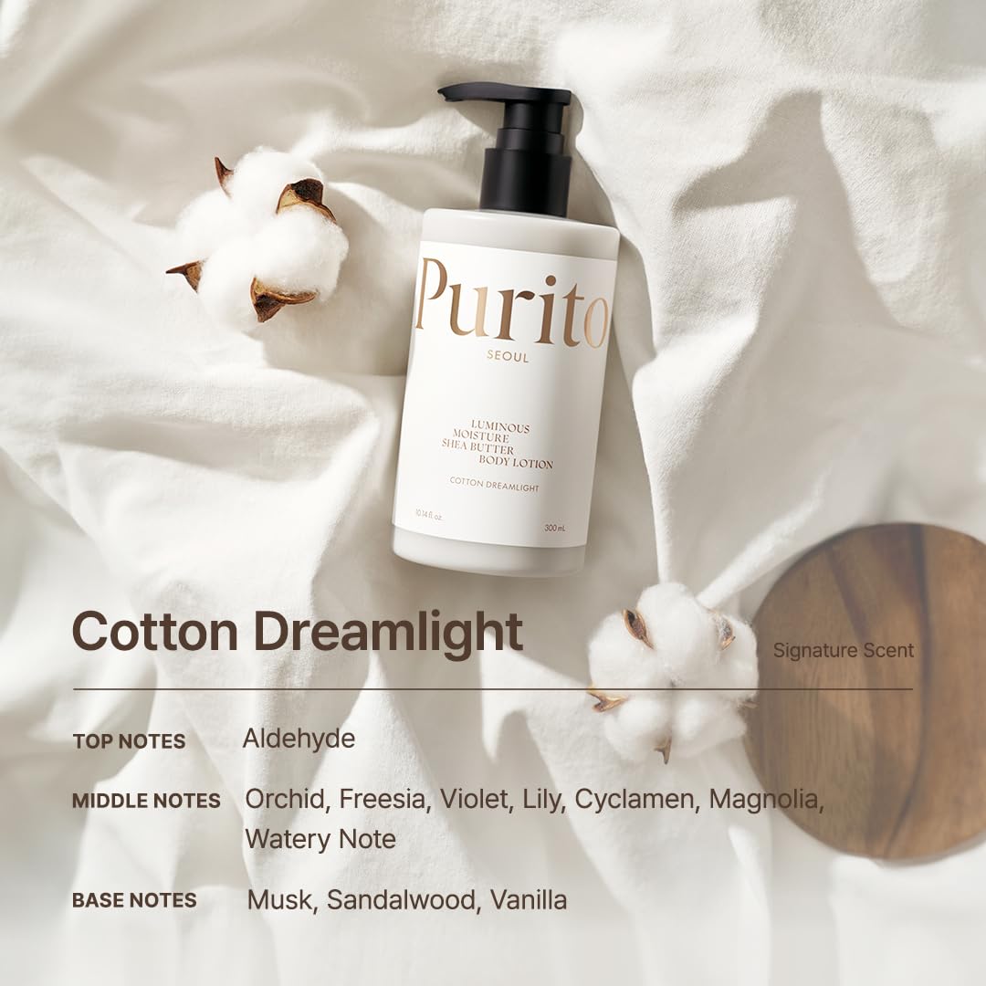 [Purito Seoul] Luminous Moisture Shea Butter Body Lotion (3 types)