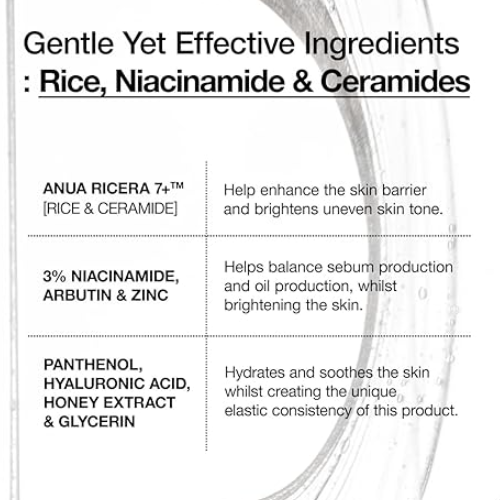 [Anua] Rice 7 Ceramide Hydrating Barrier Serum 50ml