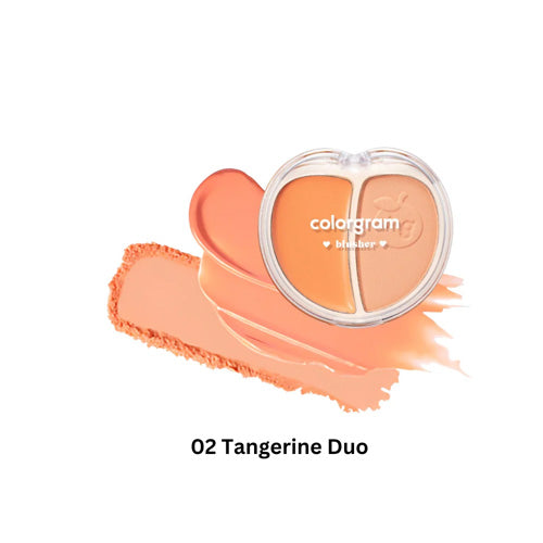 [colorgram] Tintin Dory Duo Blursher #02 Tangerine Duo