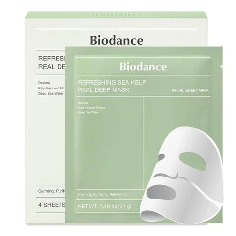 [Biodance] Refreshing Sea Kelp Real Deep Mask (1ea/4ea)