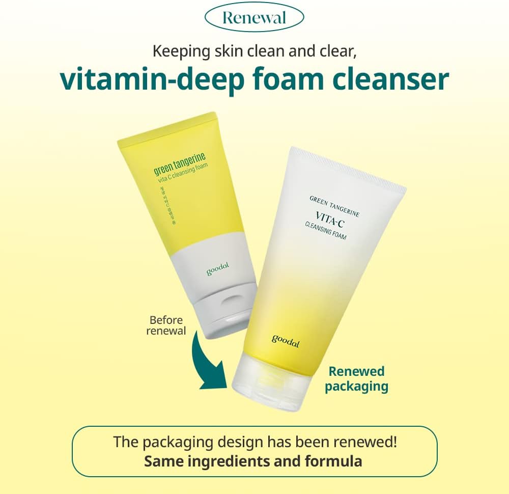 [Goodal] Green Tangerine Vita C Cleansing Foam 150ml