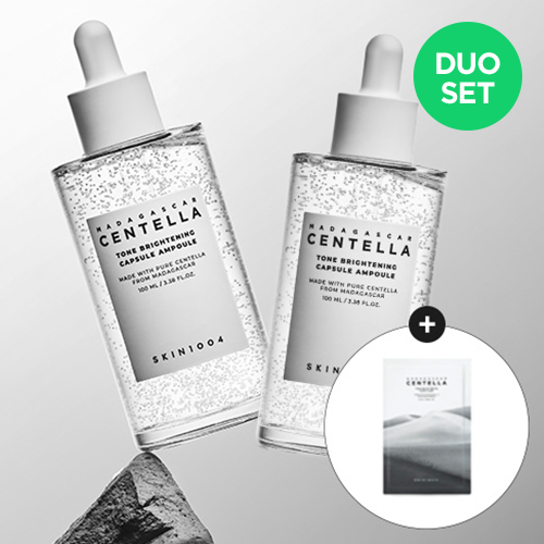 *2EA* [SKIN1004] Madagascar Centella Tone Brightening Capsule Ampoule 100ml + Free Gift