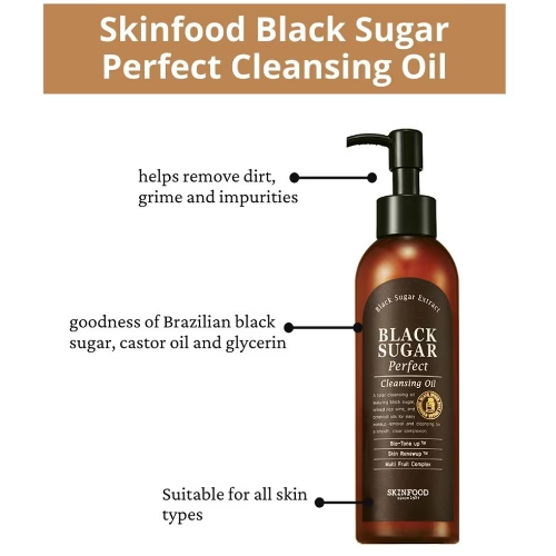 [Skinfood] Black Sugar Perfect Cleansing Oil 200ml