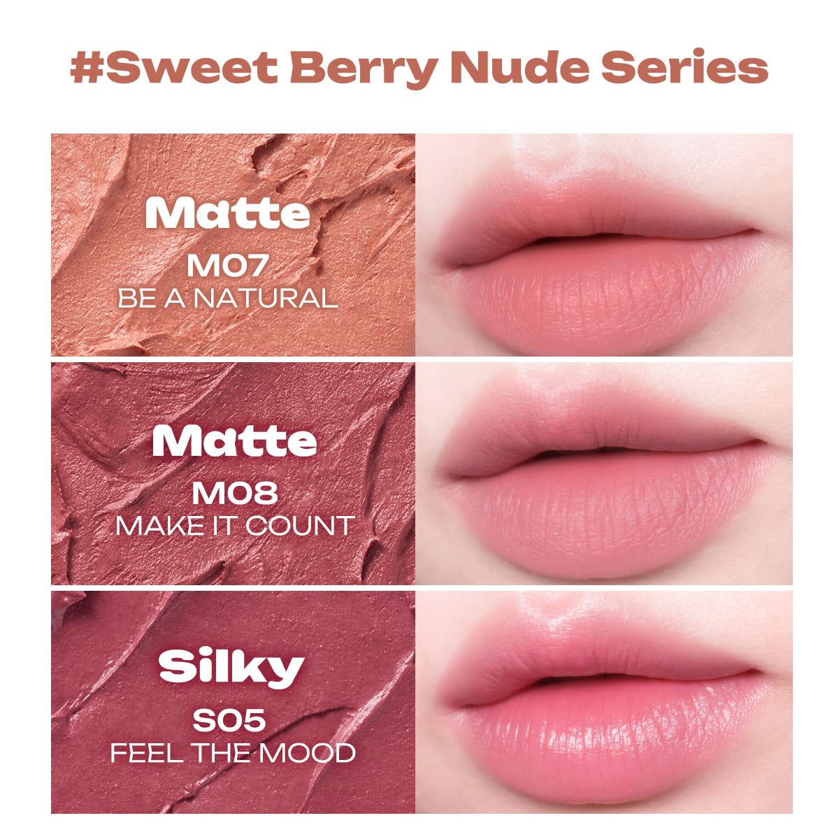 [Peripera] Slip On My Lip (5 colors)