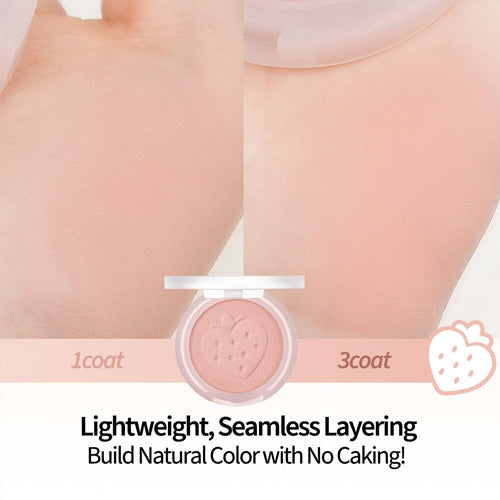 [Peripera] Pure Blushed Sunshine Cheek 026 Fluffy Berry (Soft Berry)